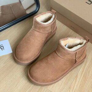 UGG Classic Ultra Mini Boots in Brown